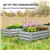 2Jardinières de Jardin surélevées pour le jardinage en extérieur/intér