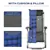 Fauteuil inclinable Zero Gravity – Chaise d'extérieur pliable avec cou