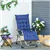 Fauteuil inclinable Zero Gravity – Chaise d'extérieur pliable avec cou