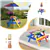 Table de pique-nique d'extérieur adaptée aux enfants - Multicolore