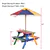 Table de pique-nique d'extérieur adaptée aux enfants - Multicolore