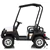 Buggy de golf 4x4 24 V 4 places avec roues en caoutchouc et musique