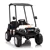 Buggy de golf 4x4 24 V 4 places avec roues en caoutchouc et musique