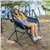 Chaise hamac pivotante RIO avec repose-pieds, lot de 2