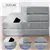 Matelas double pliable (10 cm) pour invités, camping et voyage - Gris