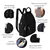 Sac à Dos Femme LuxeDay Heritage avec Pochette RFID et Rangement Tech