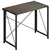 Bureau d'ordinateur pliable, 90 x 46 cm, en noyer