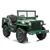 Camion militaire monoplace 12 V pour enfants avec roues en caoutchouc