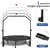 Trampoline de Fitness Pliable avec Poignée – Rebond Silencieux