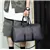 Grand sac de voyage noir à bandoulière pour homme – Affaires et loisir