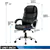 Chaise de bureau ergonomique en cuir pour grands et grands