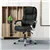 Chaise de bureau ergonomique en cuir pour grands et grands