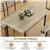 Ensemble de table à manger de cuisine 5 pièces avec 4 chaises