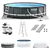 Piscine INTEX Ultra XTR 4,3 m x 12,7 m (14 pi x 42 pi) – Pompe à sable
