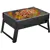 Grand Barbecue Portable en Acier au Charbon – BBQ Pliable Robuste