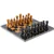 RADICALn Jeu d'Échecs Fait Main 12 Pouces Marbre Noir & Doré