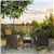 4 Pieces Wicker Outdoor Balcony Furniture Set with Coffee Table, Grey