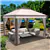 Gazebo QuickShade à 2 niveaux - Beige
