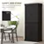 Armoire à épices avec étagères - Noir