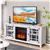 Meuble TV 58 pouces avec foyer électrique 18 pouces