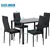 Ensemble repas 5 pièces compact marbre synthétique