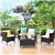 Ensemble 4 Pièces Rattan pour Patio
