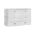 Lit escamotable Rustic Classics Stow Queen avec matelas en blanc