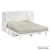Lit escamotable Rustic Classics Stow Queen avec matelas en blanc