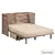 Armoire escamotable Rustic Classics Stow Queen avec matelas en bois de