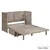 Lit escamotable Rustic Classics Stow Queen avec matelas en pierre
