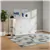 Lit escamotable double Rustic Classics Stow avec matelas en blanc