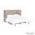 Lit escamotable double Rustic Classics Stow avec matelas en pierre