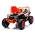 UTV 24 V Mega-Trek 2 places 4x4 avec roues en caoutchouc & musique