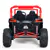 UTV 24 V Mega-Trek 2 places 4x4 avec roues en caoutchouc & musique