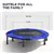 Mini trampoline de fitness pliable Toncur 40 pouces