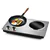 Plaque de cuisson double de comptoir