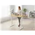 Bureau électrique debout, hauteur réglable 140 × 60 cm (imitation bois