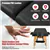 Ensemble de table de massage à 3 panneaux - Noir