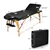 Ensemble de table de massage à 3 panneaux - Noir