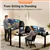 Bureau électrique assis-debout en L IMGadgets 63' x 55' (Black)