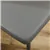 Table rectangulaire en verre 5 pièces - Gris