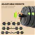 Ensemble d'haltères réglables 3 en 1 de 66 lb