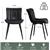 Ensemble de 2 chaises de salle à manger pour cuisine, salle à manger,