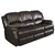 Set de salon inclinable Lorraine Inclus:sofa, causeuse&fauteuil en cuir contrecollé mocha