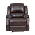 Set de salon inclinable Lorraine Inclus:sofa, causeuse&fauteuil en cuir contrecollé mocha