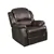 Set de salon inclinable Lorraine Inclus:sofa, causeuse&fauteuil en cuir contrecollé mocha