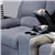 Causeuse inclinable de luxe Crawford en gris